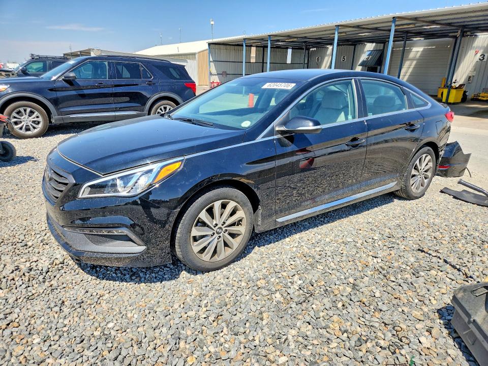 HYUNDAI SONATA 2015 with VIN 5NPE34AF6FH022474 - Photo from auction