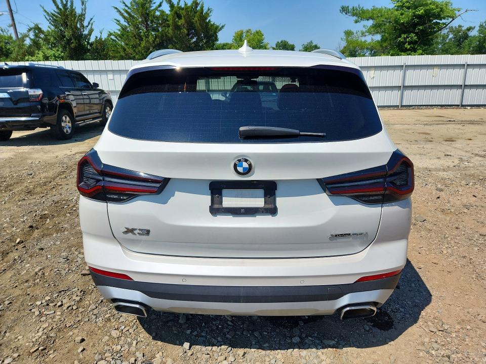 Photo 6 from auction – 2022 BMW X3 with VIN 5UX53DP08N9M73883