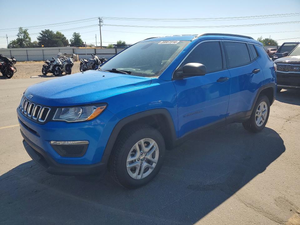 JEEP COMPASS 2021 with VIN 3C4NJDAB0MT567974 - Photo from auction