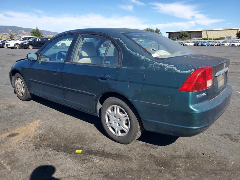 Photo 2 from auction – 2002 HONDA CIVIC with VIN 2HGES16562H543846