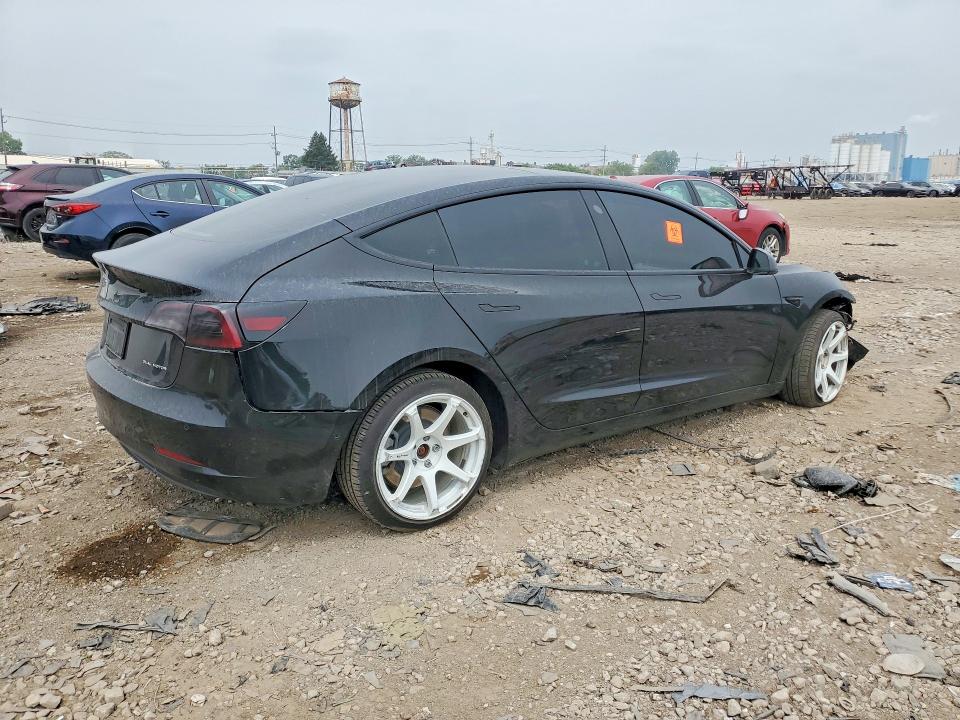 Photo 3 from auction – 2022 TESLA MODEL 3 with VIN 5YJ3E1EBXNF127149