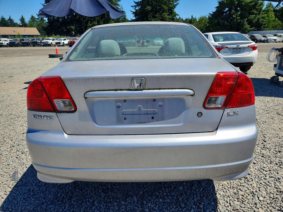 Photo 6 from auction – 2005 HONDA CIVIC with VIN 2HGES16565H548694