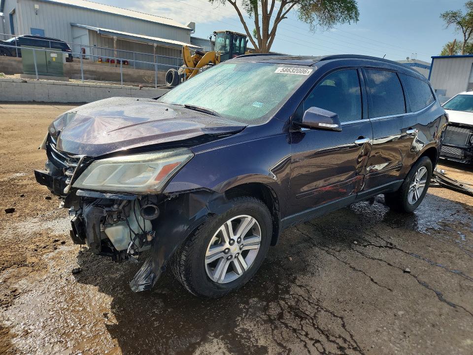 CHEVROLET TRAVERSE 2015 with VIN 1GNKRGKD6FJ334258 - Photo from auction