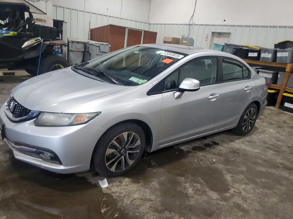 HONDA CIVIC 2013 with VIN 2HGFB2F90DH533670 - Photo from auction