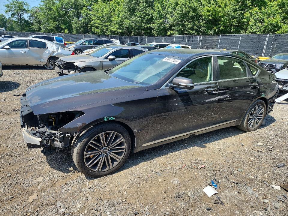GENESIS G80 2018 with VIN KMHGN4JE6JU248440 - Photo from auction