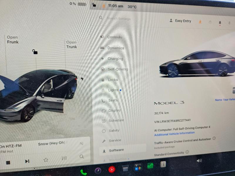 Photo 9 from auction – 2024 TESLA MODEL 3 with VIN LRW3E7FA9RC277441