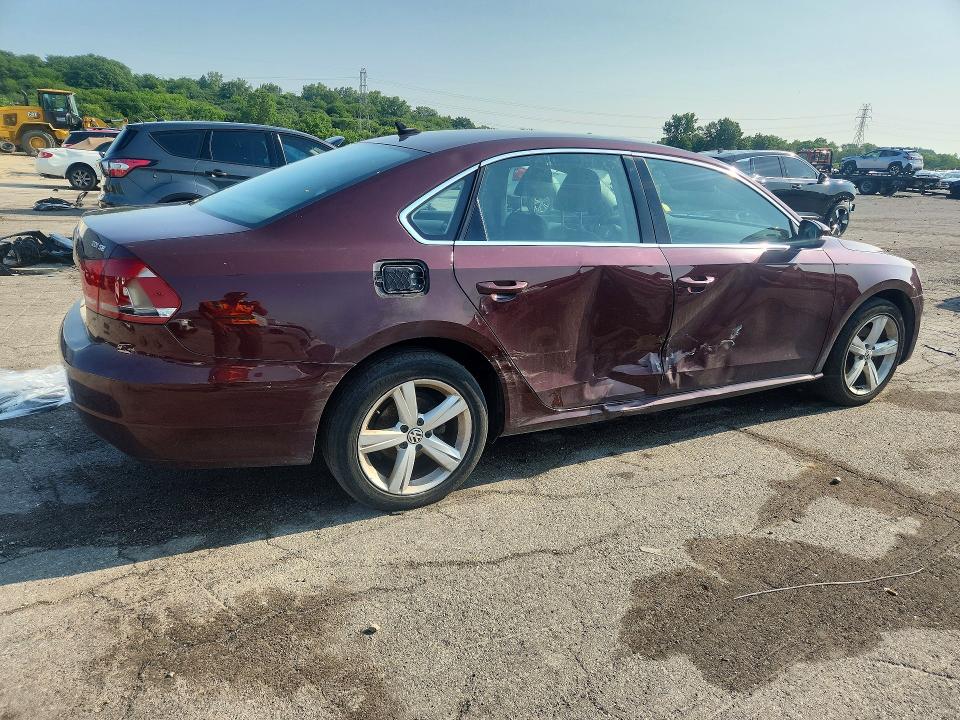 Photo 3 from auction – 2013 VOLKSWAGEN PASSAT with VIN 1VWBN7A37DC059057
