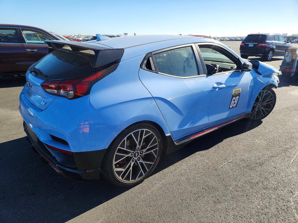 Photo 3 from auction – 2020 HYUNDAI VELOSTER N with VIN KMHT36AH2LU004779