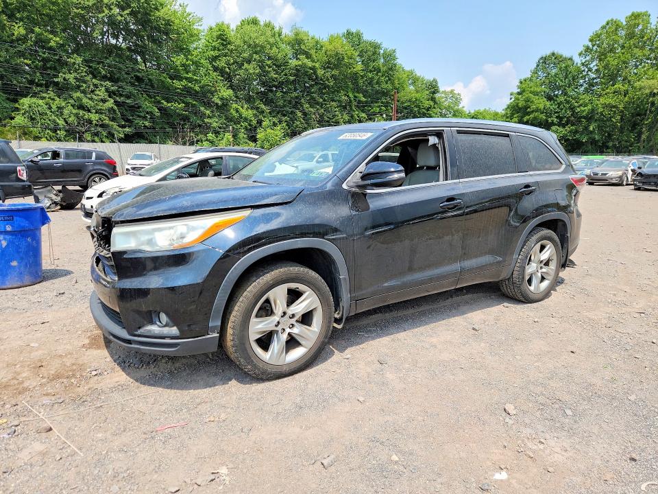 TOYOTA HIGHLANDER 2015 with VIN 5TDDKRFH1FS111319 - Photo from auction