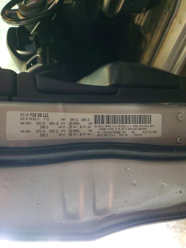 Photo 14 from auction – 2015 JEEP GRAND CHEROKEE with VIN 1C4RJFAG2FC924868