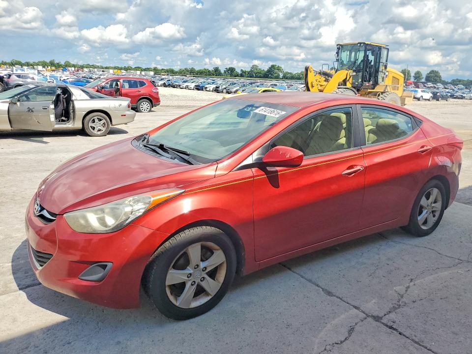 HYUNDAI ELANTRA 2011 with VIN KMHDH4AE2BU101009 - Photo from auction