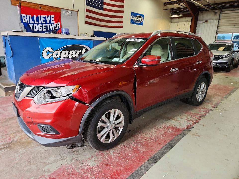 NISSAN ROGUE 2016 with VIN KNMAT2MV6GP664883 - Photo from auction