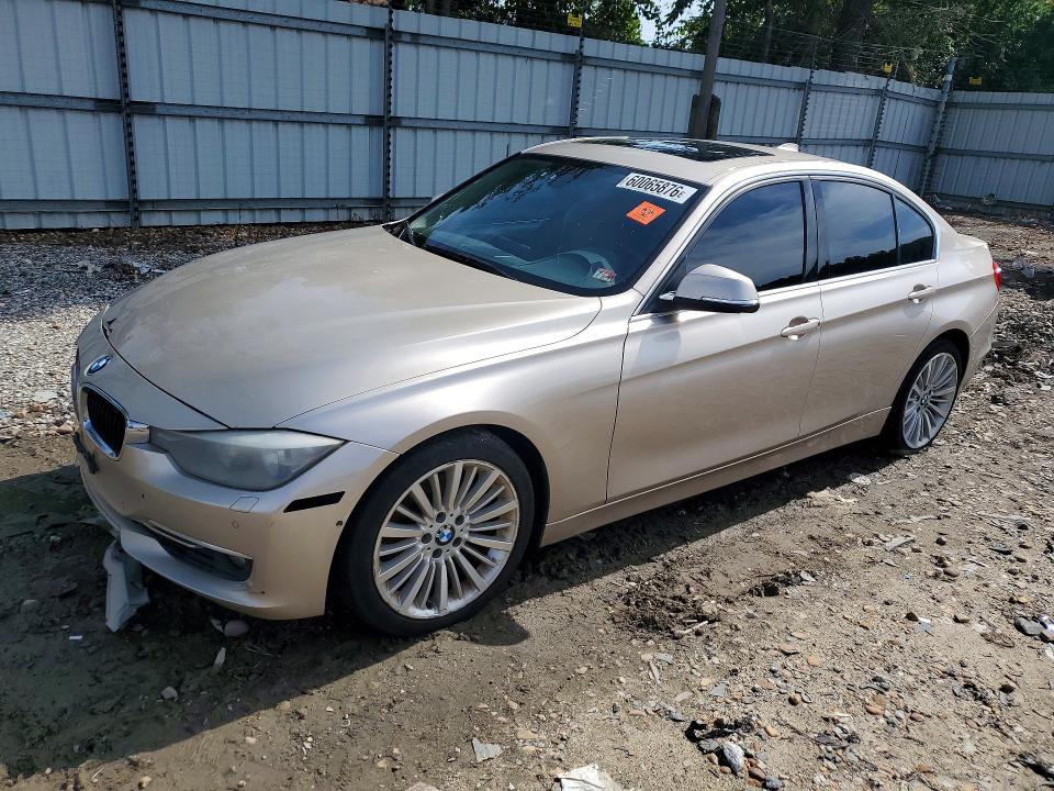BMW 328 2013 with VIN WBA3B3C57DF537075 - Photo from auction