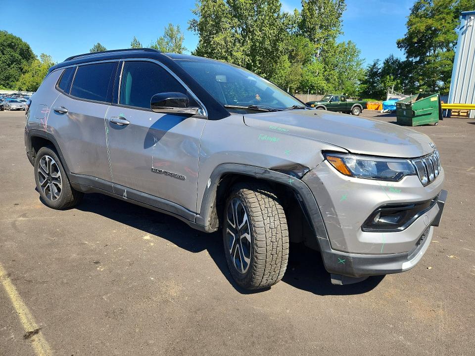 Photo 4 from auction – 2022 JEEP COMPASS with VIN 3C4NJDCB3NT154686
