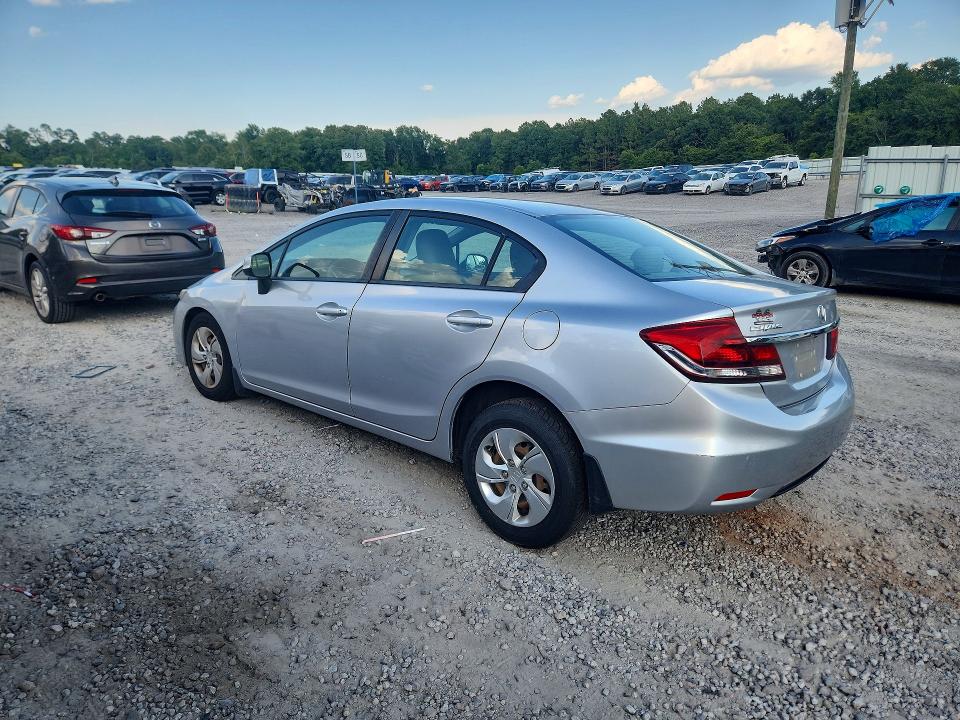 Photo 2 from auction – 2013 HONDA CIVIC with VIN 19XFB2F56DE029647