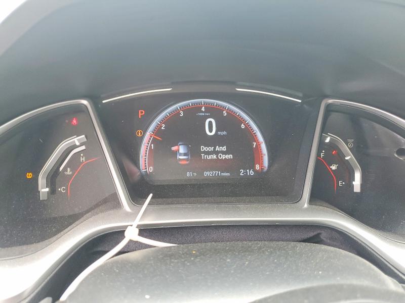 Photo 9 from auction – 2020 HONDA CIVIC with VIN 2HGFC2F87LH517176
