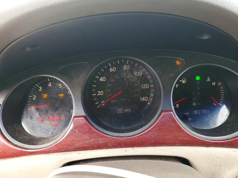 Photo 9 from auction – 2002 LEXUS ES with VIN JTHBF30G420030707