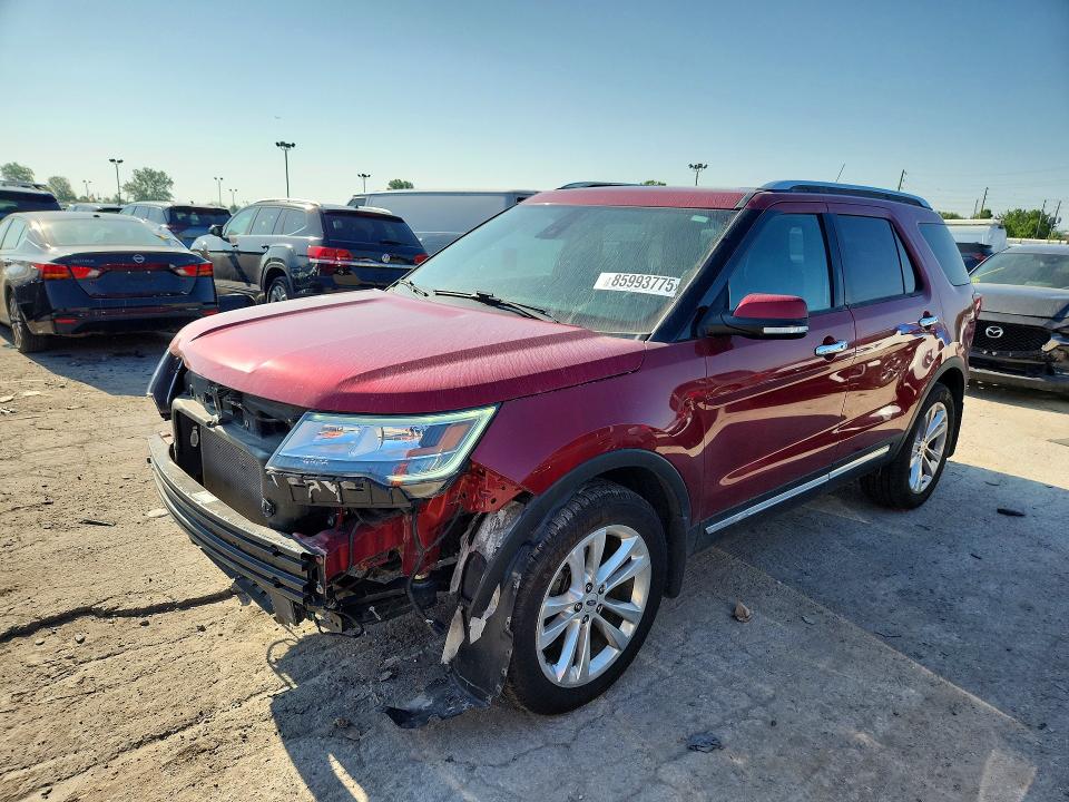 FORD EXPLORER 2018 with VIN 1FM5K8F81JGC66062 - Photo from auction