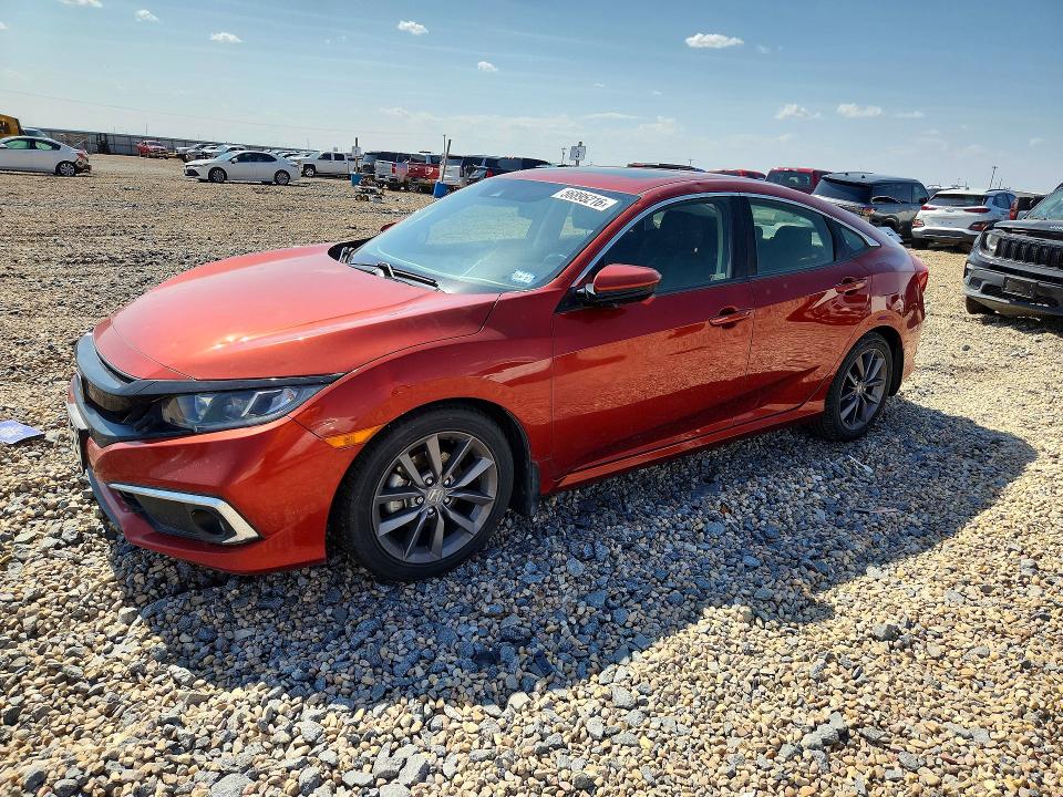 Photo 1 from auction – 2019 HONDA CIVIC with VIN JHMFC1F33KX003881