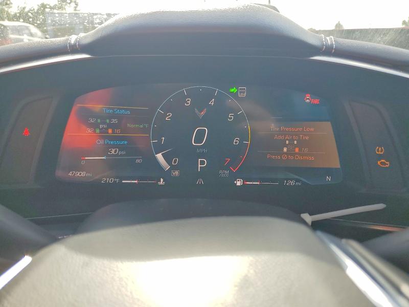 Photo 9 from auction – 2021 CHEVROLET CORVETTE with VIN 1G1YB2D47M5116383