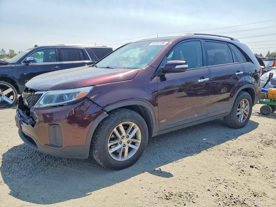 KIA SORENTO 2015 with VIN 5XYKTDA76FG605307 - Photo from auction