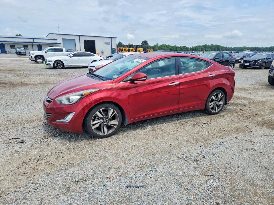 HYUNDAI ELANTRA 2014 with VIN 5NPDH4AE8EH491052 - Photo from auction