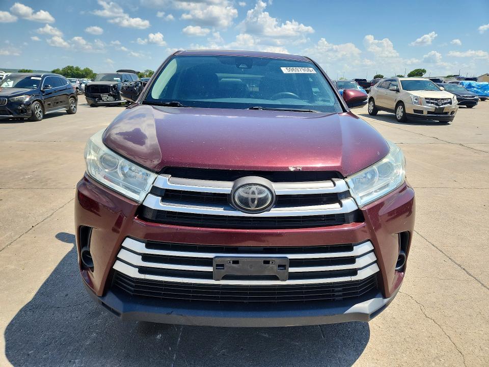 Photo 5 from auction – 2018 TOYOTA HIGHLANDER with VIN 5TDZZRFH8JS268694