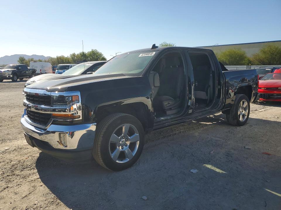 CHEVROLET SILVERADO 2018 with VIN 3GCPCREC1JG605395 - Photo from auction