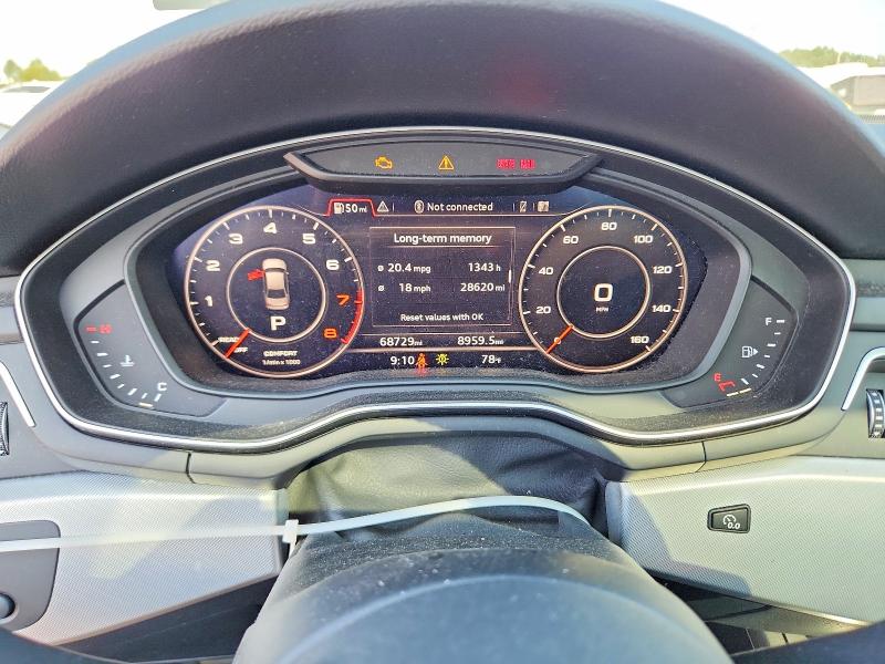 Photo 9 from auction – 2018 AUDI A4 with VIN WAUENAF4XJN017302