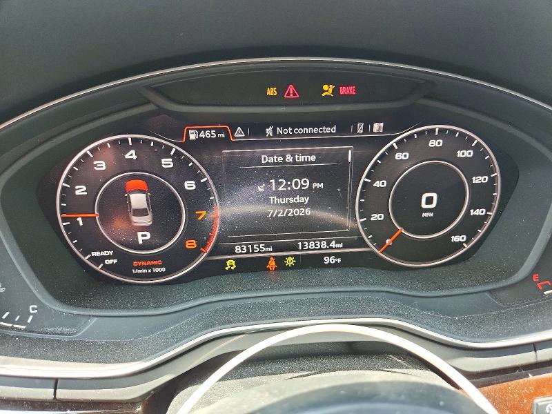 Photo 9 from auction – 2019 AUDI A4 with VIN WAUENAF49KA028154