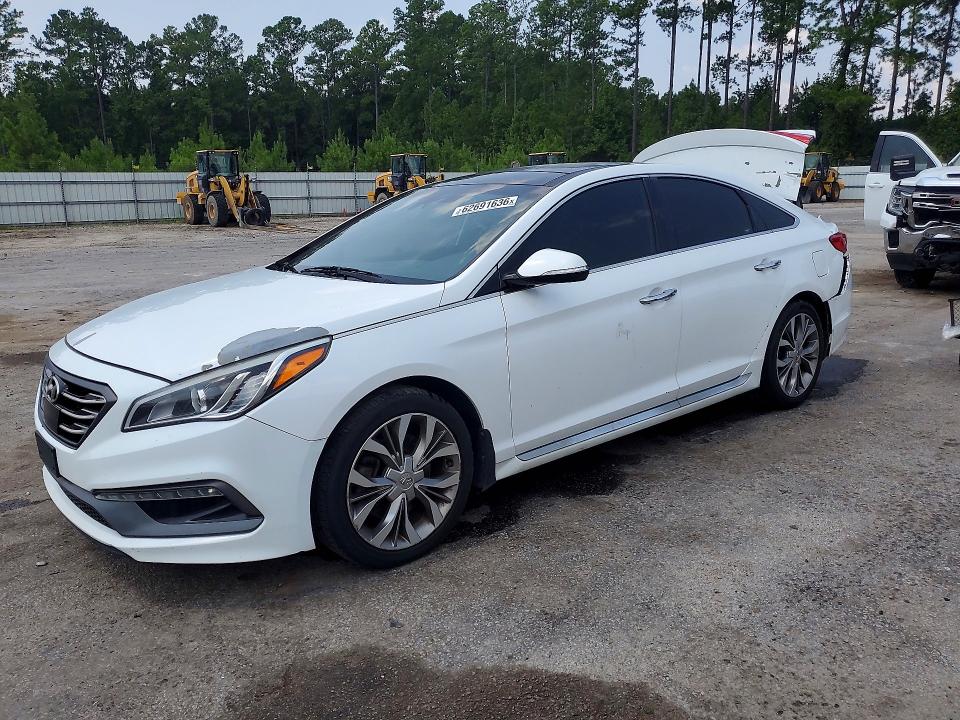 HYUNDAI SONATA 2017 with VIN 5NPE34AB1HH462098 - Photo from auction