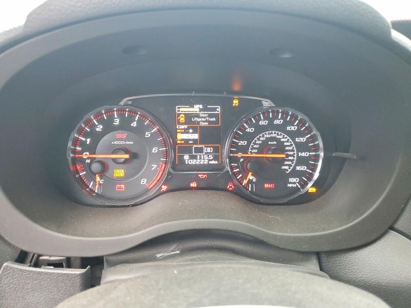 Photo 9 from auction – 2018 SUBARU WRX with VIN JF1VA2M69J9832811