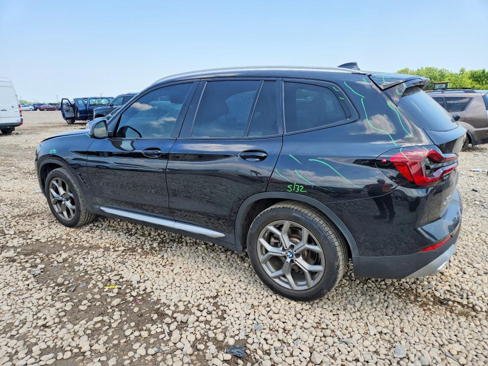 Photo 2 from auction – 2022 BMW X3 with VIN 5UX53DP05N9L45388