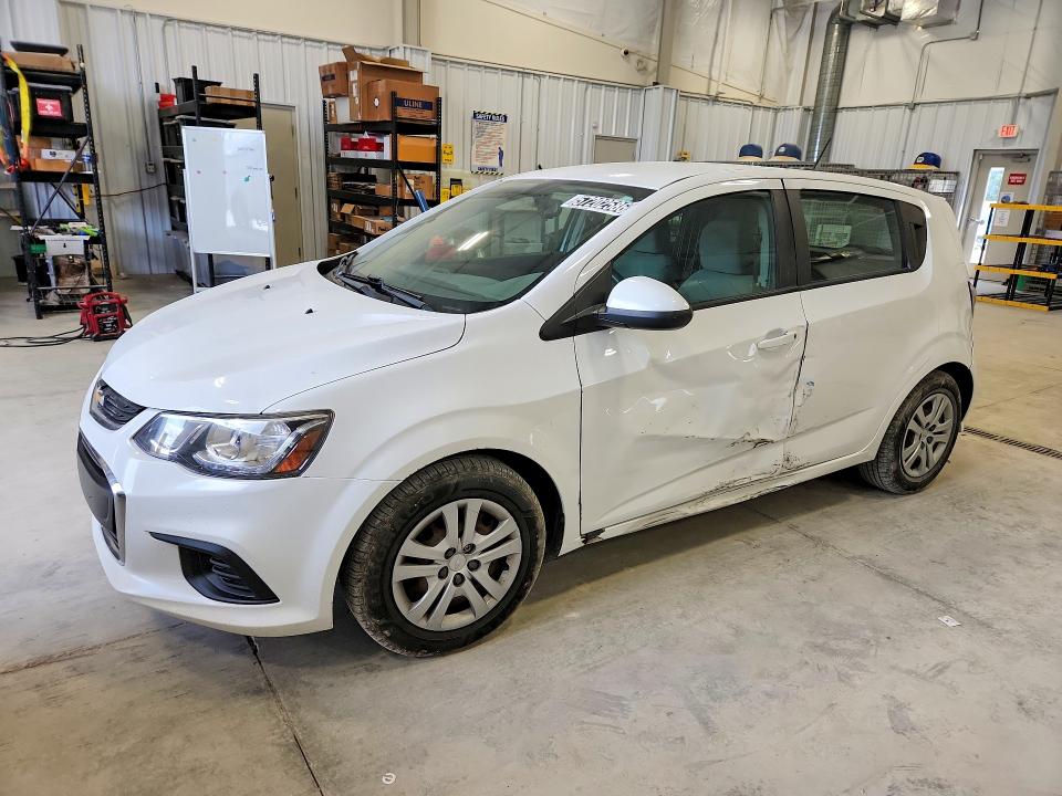 CHEVROLET SONIC 2019 with VIN 1G1JG6SB5K4142768 - Photo from auction