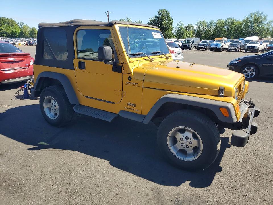 Photo 4 from auction – 2003 JEEP WRANGLER / TJ with VIN 1J4FA49S53P308354