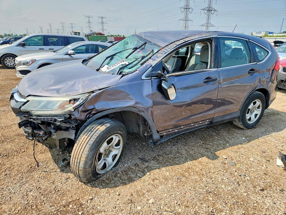 HONDA CR-V 2016 with VIN 5J6RM4H38GL001563 - Photo from auction