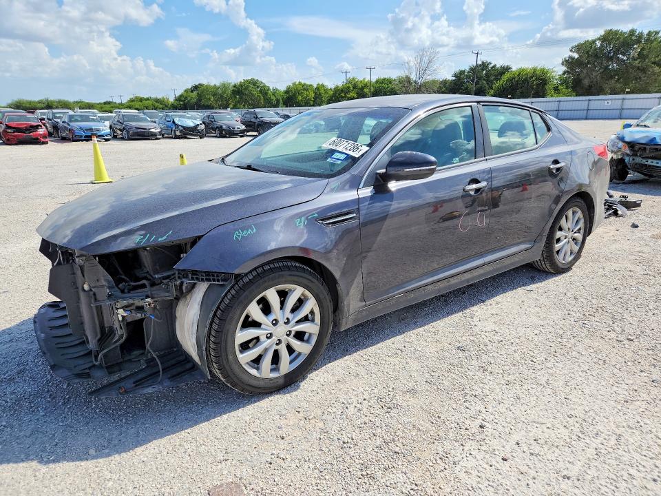 KIA OPTIMA 2015 with VIN 5XXGN4A76FG438077 - Photo from auction