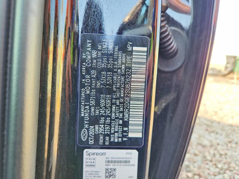 Photo 14 from auction – 2025 HYUNDAI PALISADE with VIN KM8R2DGE2SU876232