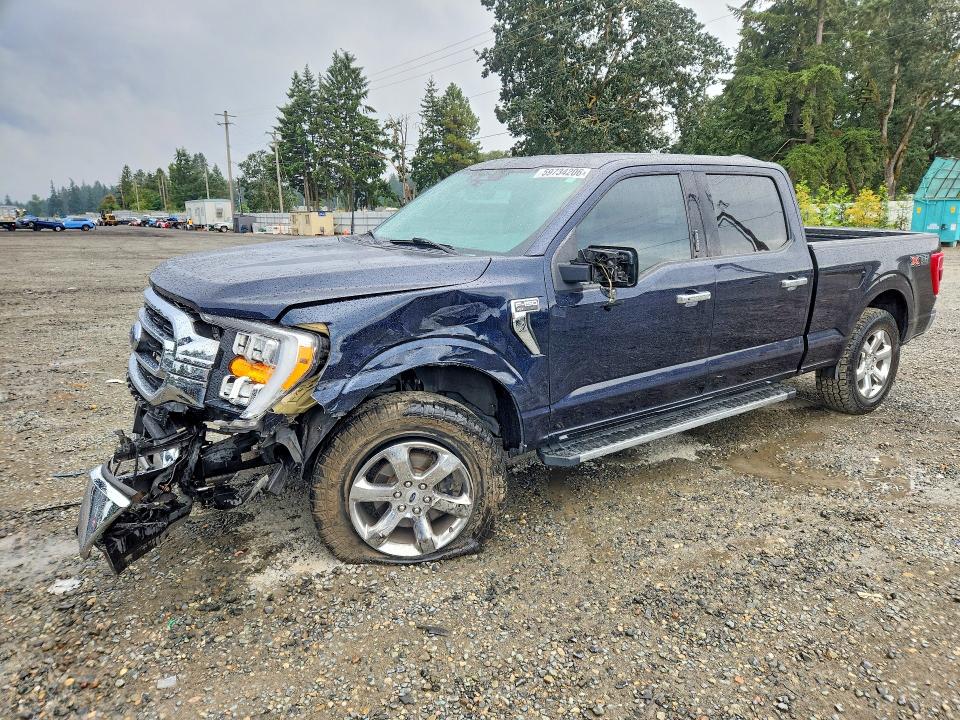 FORD F150 2021 with VIN 1FTFW1E57MKD77258 - Photo from auction
