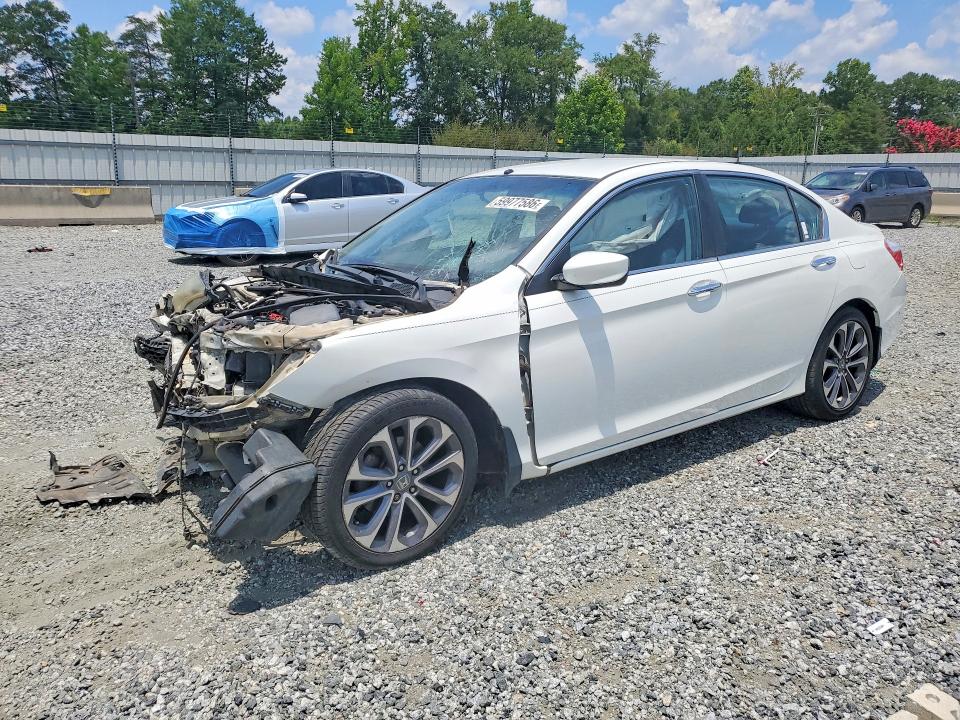 HONDA ACCORD 2014 with VIN 1HGCR2F5XEA017182 - Photo from auction