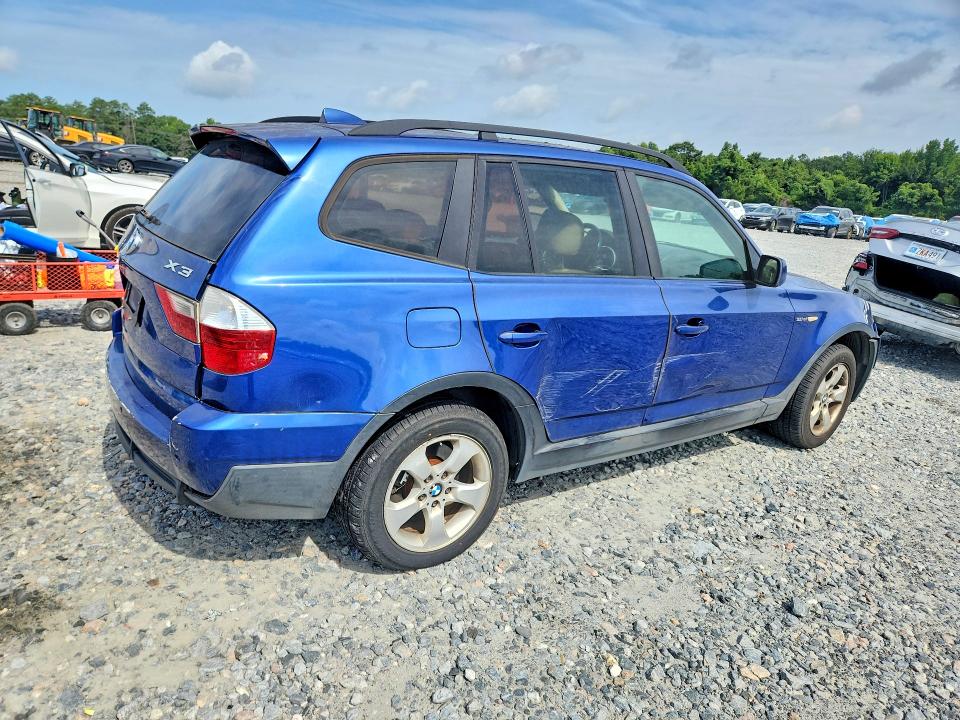 Photo 3 from auction – 2007 BMW X3 with VIN WBXPC93457WF00709