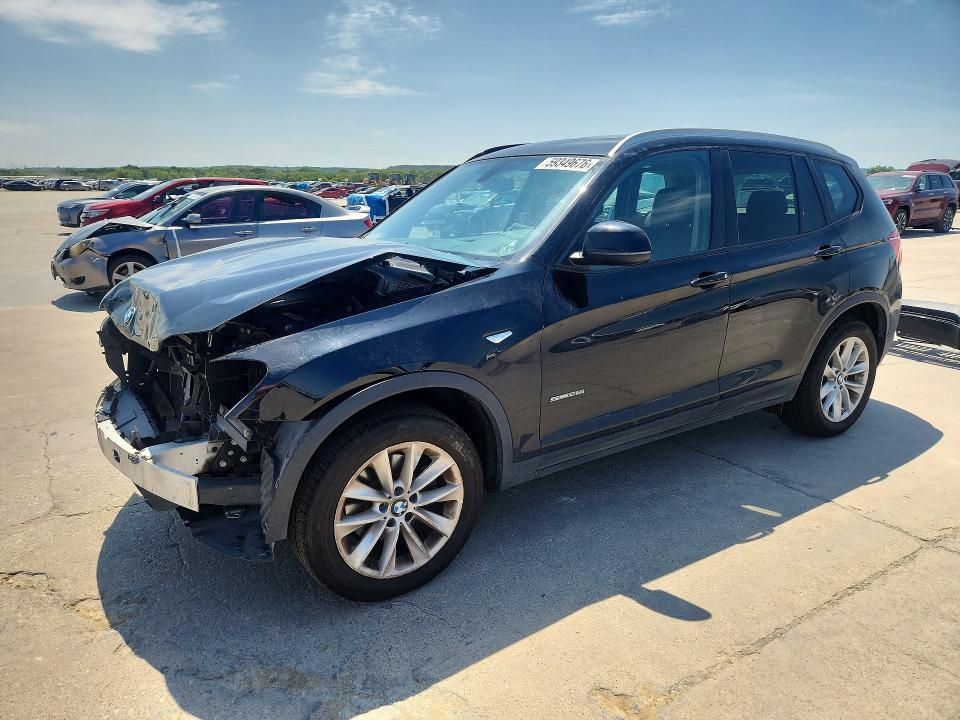 BMW X3 2017 with VIN 5UXWZ7C32H0X40111 - Photo from auction