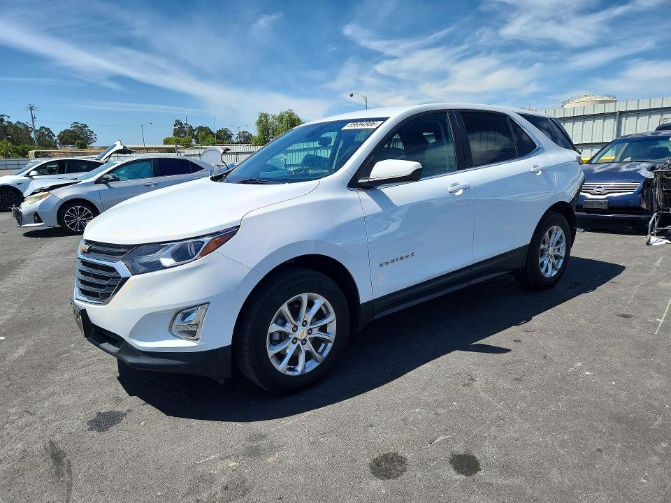 CHEVROLET EQUINOX 2021 with VIN 2GNAXTEV8M6159990 - Photo from auction