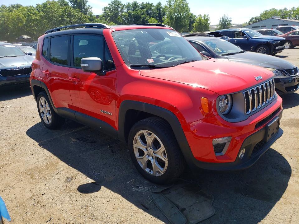 Photo 4 from auction – 2020 JEEP RENEGADE with VIN ZACNJBD13LPM05153