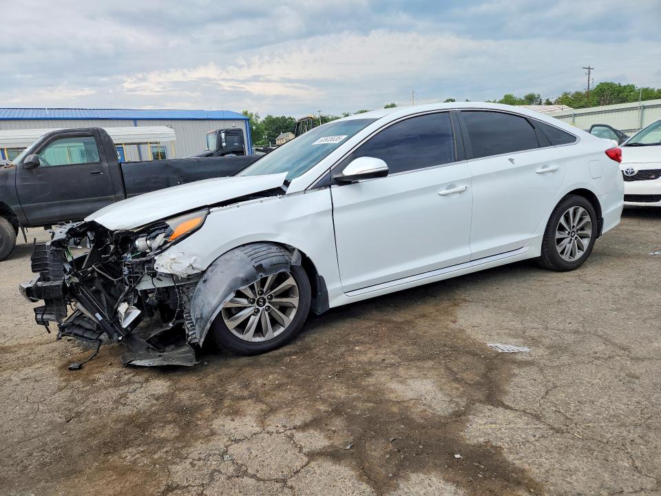 HYUNDAI SONATA 2017 с VIN 5NPE34AF7HH584144 - Снимка от търг