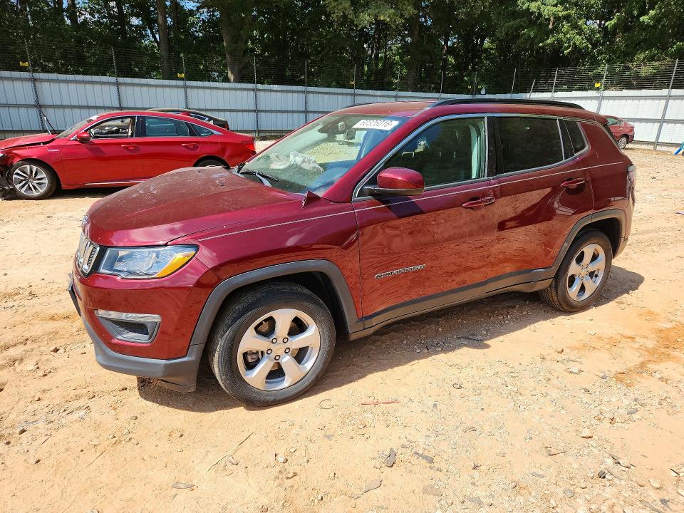 JEEP COMPASS 2020 with VIN 3C4NJCBB2LT229855 - Photo from auction