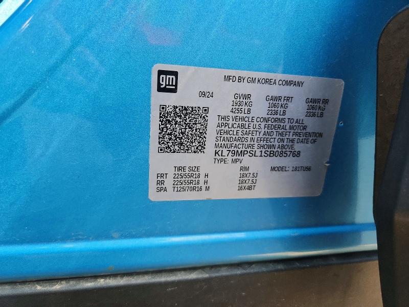 Photo 14 from auction – 2025 CHEVROLET TRAILBLAZER with VIN KL79MPSL1SB085768