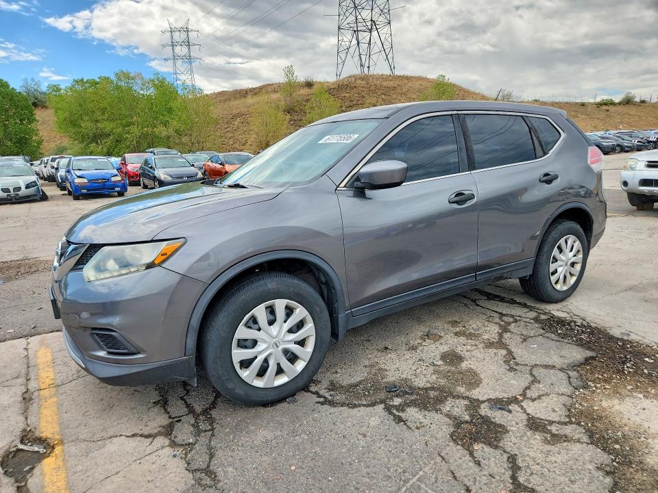 NISSAN ROGUE 2016 with VIN 5N1AT2MV2GC924716 - Photo from auction