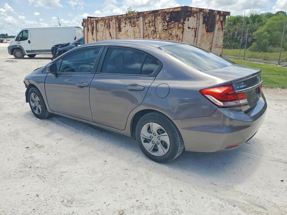 Photo 2 from auction – 2013 HONDA CIVIC with VIN 19XFB2F5XDE066166