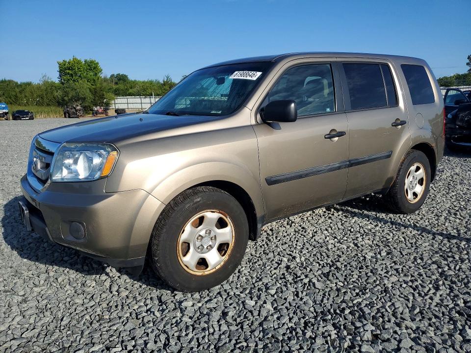 HONDA PILOT 2011 with VIN 5FNYF4H25BB047950 - Photo from auction